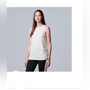 Women's Simply Vera Vera Wang
Ruched Tunic Tank Top size small